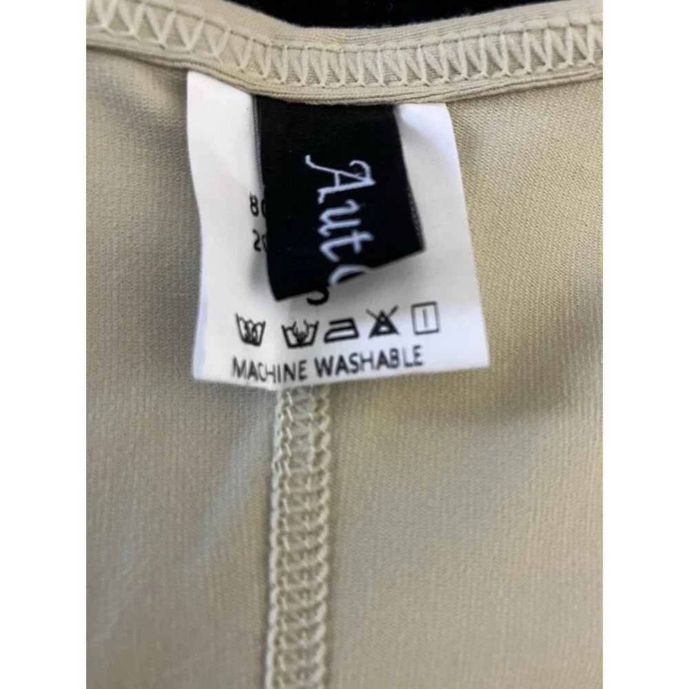 Automet Womens Shapewear body suit Tan color Size Small